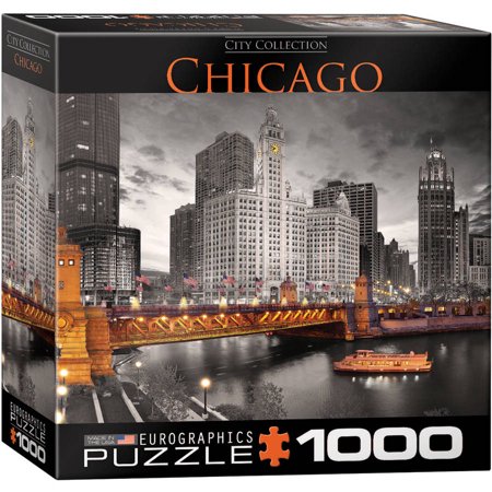 Chicago Michigan Avenue 1000-Piece Puzzle (small box)