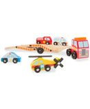 Melissa & Doug Emergency Vehicles Carrier Play Set