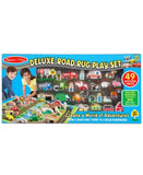 Melissa & Doug Deluxe Activity Road Rug Play Set with 49pc Wooden Vehicles and Play