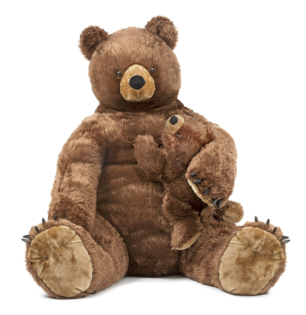 Melissa & Doug Brown Bear and Baby - Plush 8835