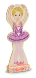 Melissa Doug Magnetic Ballerina Dress-Up 8857