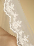 Lace Embroidered Mantilla Wedding Veil 887V-36