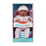 Melissa & Doug Mine to Love 12" Baby Doll -Gabrielle With Romper and Hat