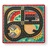 Melissa & Doug Round the Speedway Race Track Rug