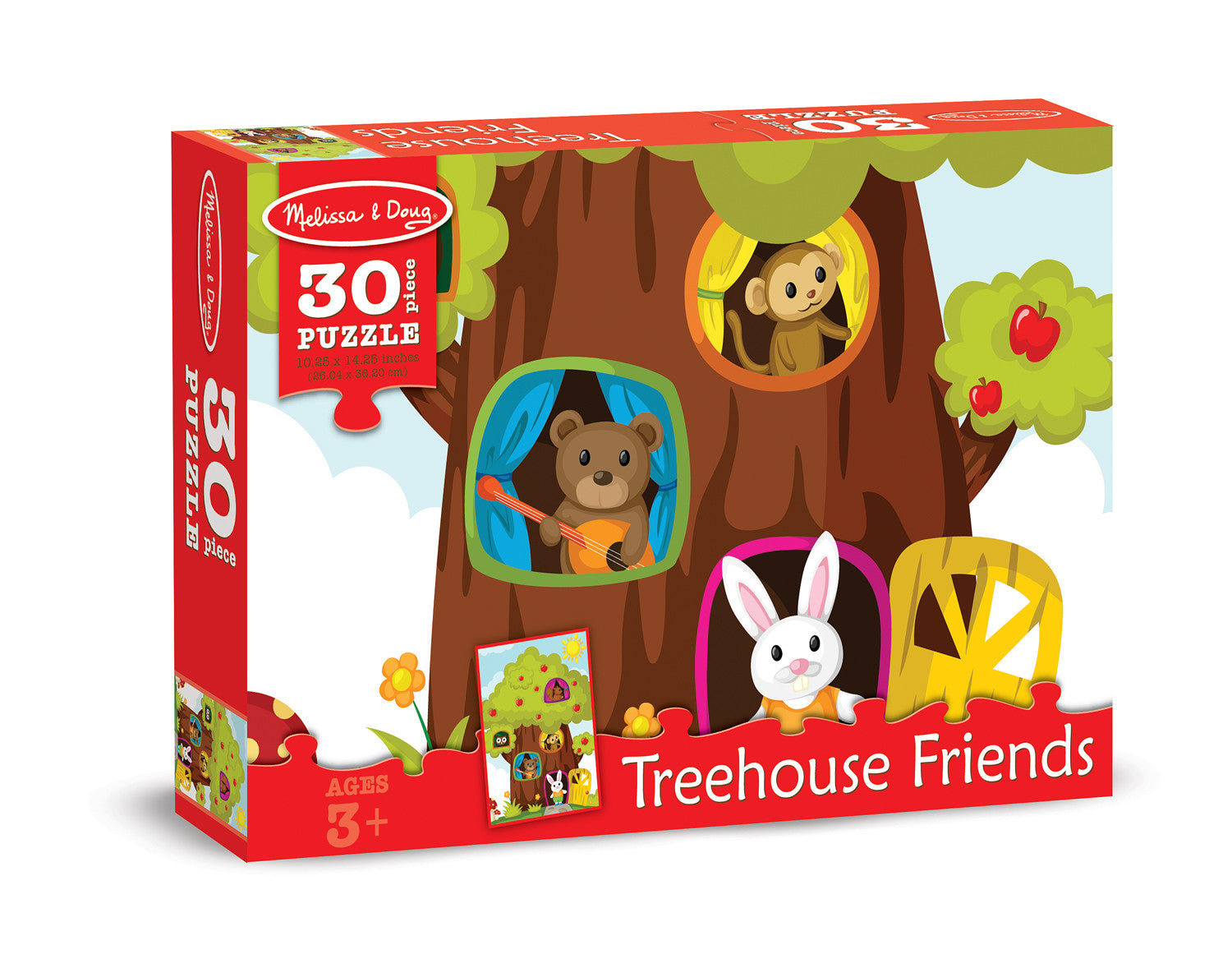 Melissa & Doug 0030 pc Treehouse Friends Cardboard Jigsaw 8922