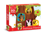 Melissa & Doug 0030 pc Treehouse Friends Cardboard Jigsaw 8922