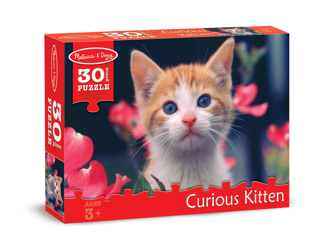 Melissa & Doug 0030 pc Curious Kitten Cardboard Jigsaw 8924