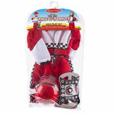 Melissa and Doug Kids' Race Car Driver Role Play Costume Set