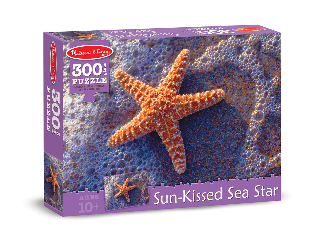 Melissa & Doug 0300 pc Sun-Kissed Sea Star Cardboard Jigsaw 8991
