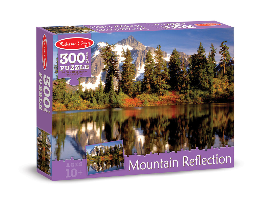 Melissa & Doug 0300 pc Mountain Reflection Cardboard Jigsaw 8992