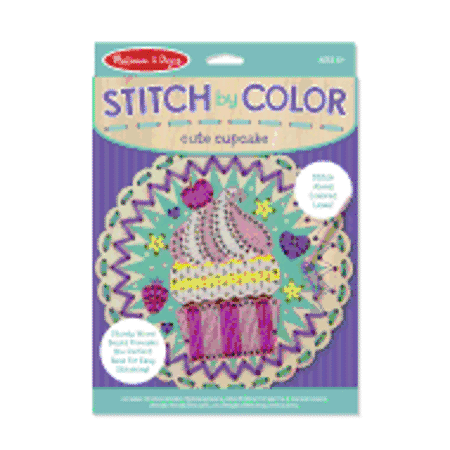 Melissa and Doug Stitch by Color Cute Cupcake Toy
