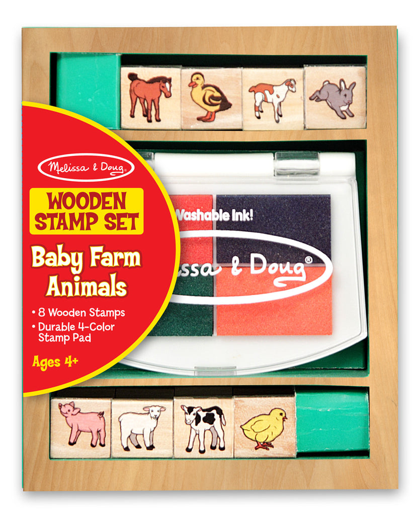 Melissa & Doug Baby Farm Animals Stamp Set