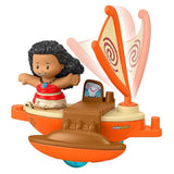 Bundle 2 |Fisher-Price Little People Disney Princess Parade (Cinderella & Pals + Moana's Float Multi