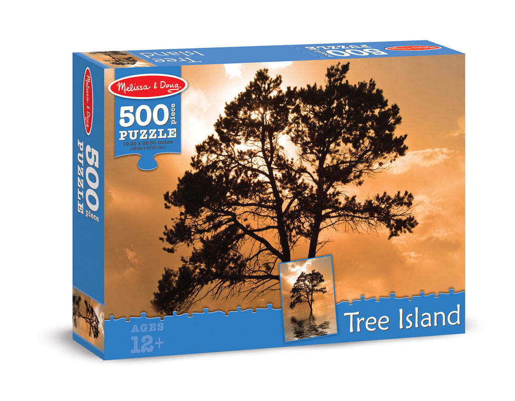 Melissa & Doug 0500 pc Tree Island Cardboard Jigsaw 9030