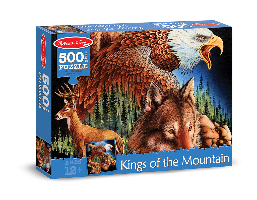 Melissa & Doug 0500 pc King of the Mountain Cardboard Jigsaw 9033