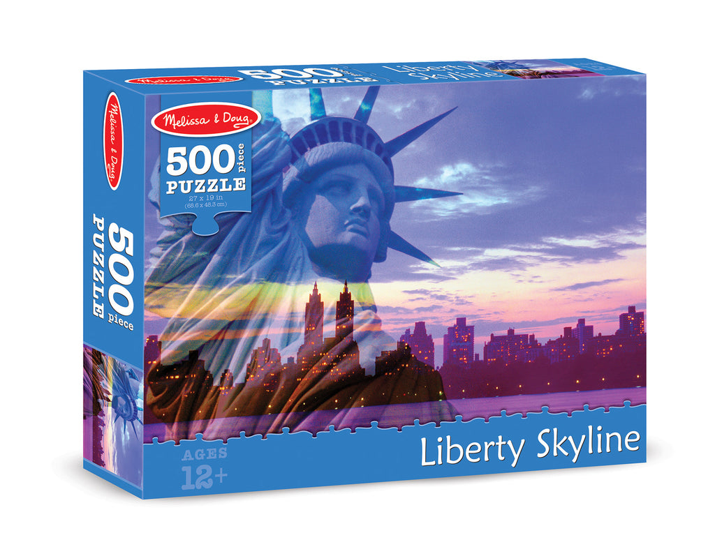 Melissa & Doug 0500 pc Liberty Skyline Cardboard Jigsaw 9034