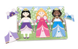 Melissa & Doug Dress-Up Princesses Peg Puzzle 9056