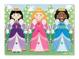 Melissa & Doug Dress-Up Princesses Peg Puzzle 9056