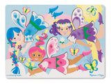 Melissa & Doug Dress-Up Fairies Peg Puzzle 9057