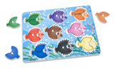 Melissa & Doug Colorful Fish Peg Puzzle