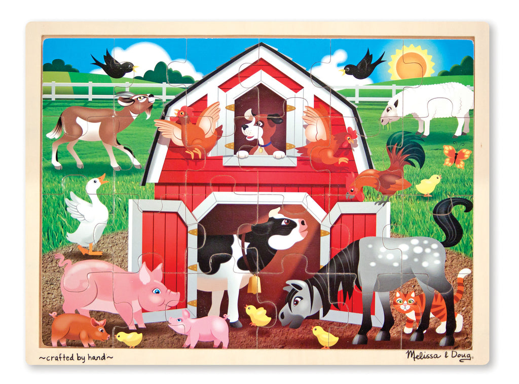 Melissa & Doug Barnyard Jigsaw 24pc 9061