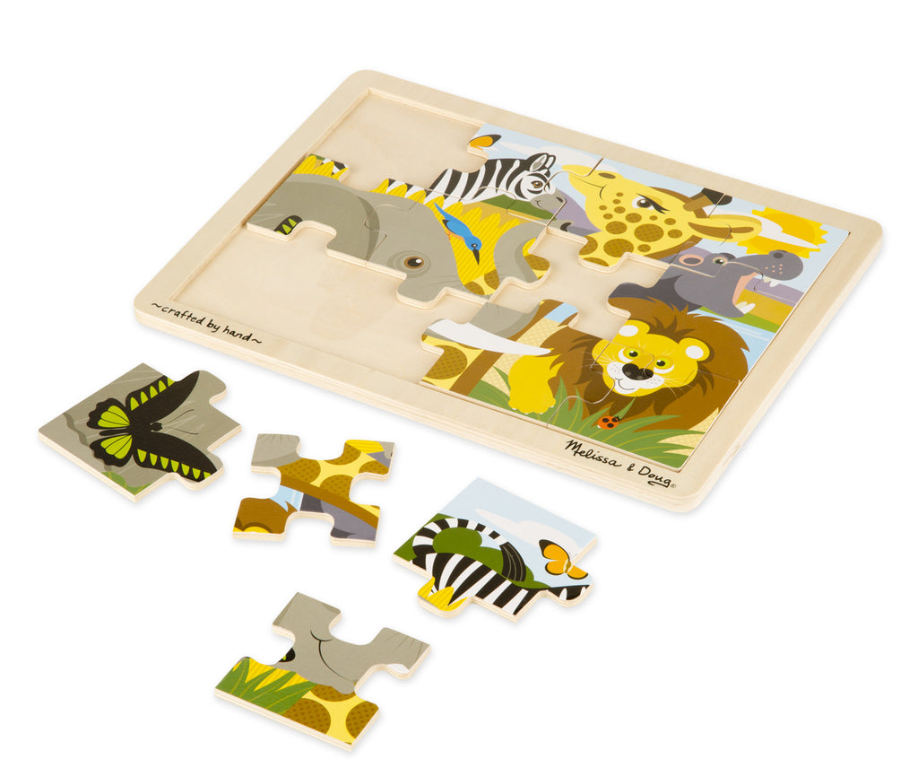 Melissa & Doug Safari Jigsaw (12pc)