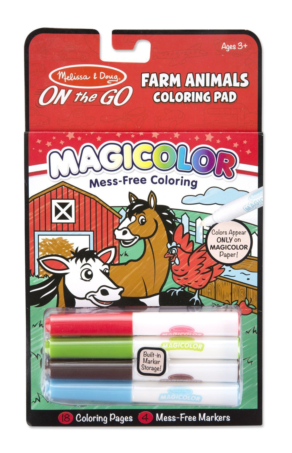 Melissa Doug Magicolor Coloring Pad - Farm Animals 9126