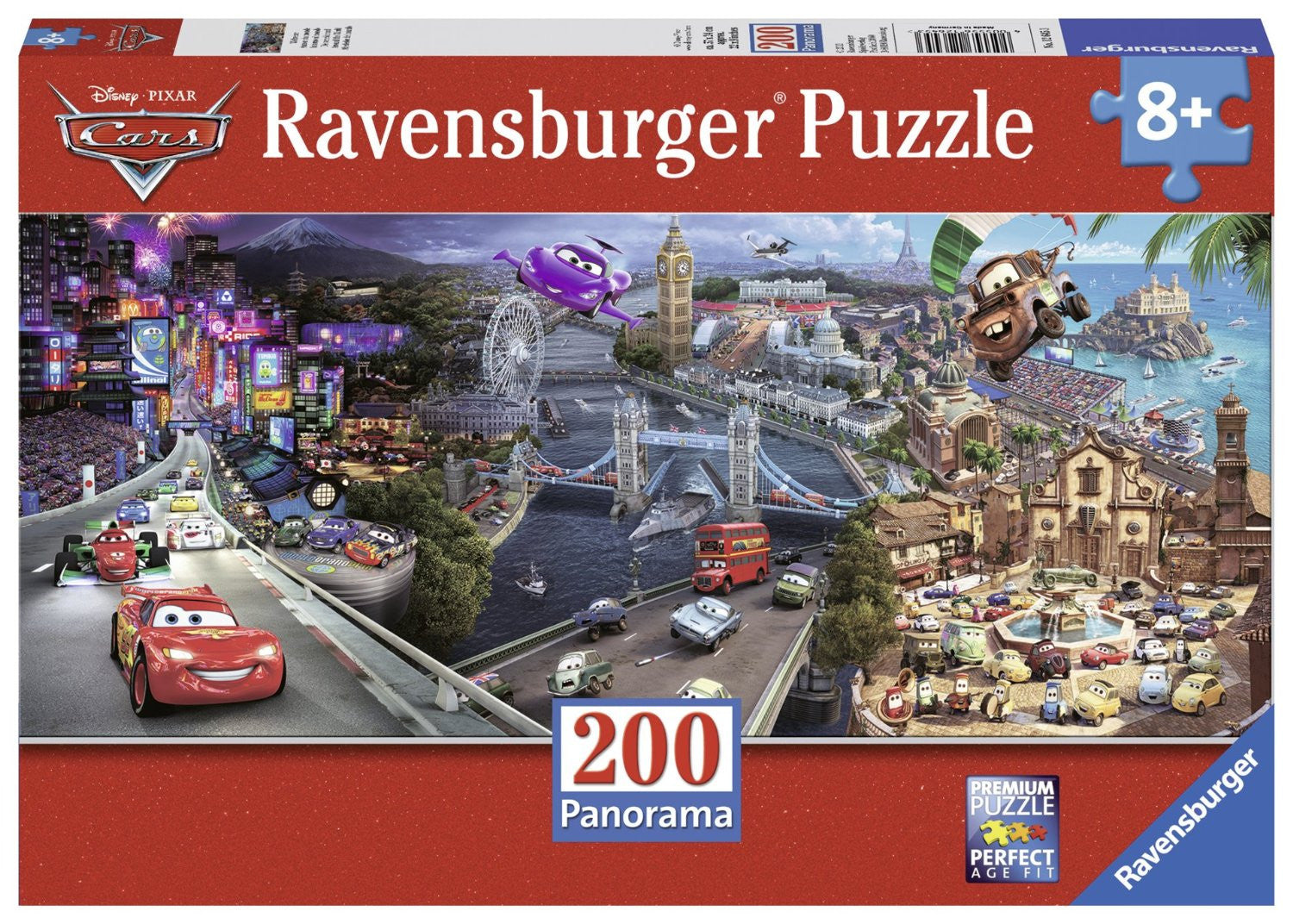 Ravensburger Cars™ Cars 2 Panorama (200 pc Panorama Puzzle) 12827