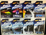 Mattel 1:64 Fast & Furious Assortment 8pcs or One Unit DWF68 By Hot Wheels