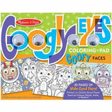 Melissa and Doug Wacky Faces Googly Eyes Coloring Pad Toy