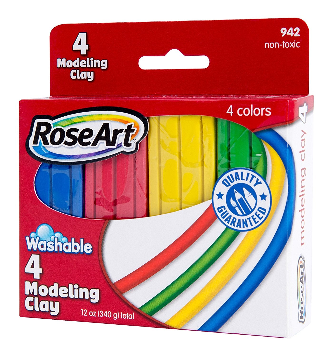Mattel RoseArt 4-Color Modeling Clay Packaging May Vary 942  CXM77