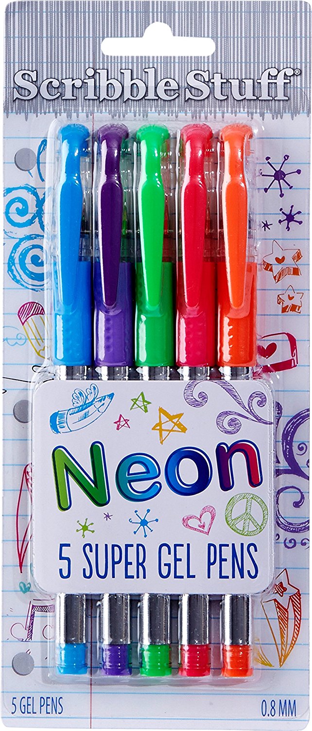 The Write Dudes Gel Pens Scribble Stuff, 24 Pk., Writing Supplies, Household