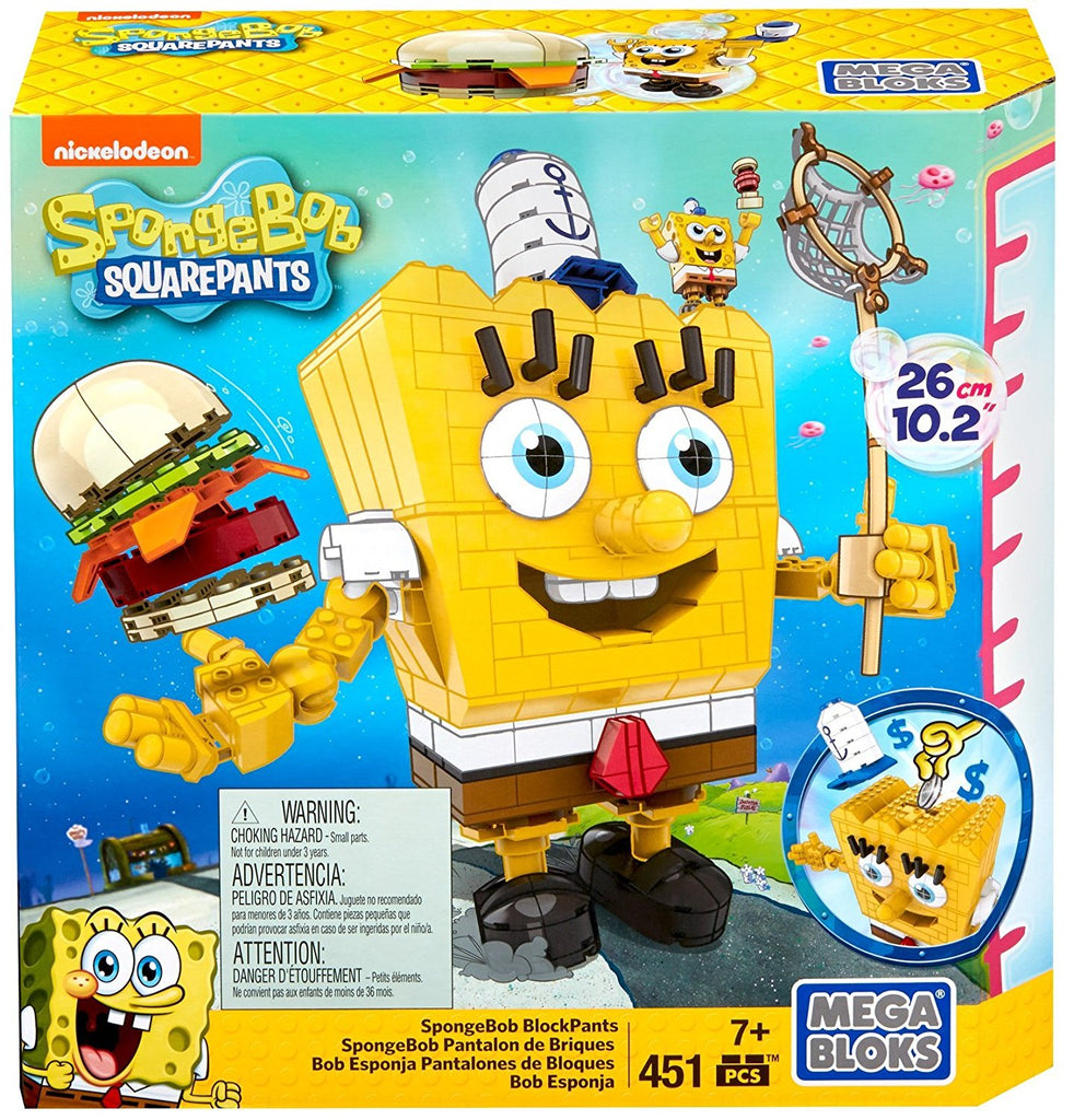 Mega Bloks SpongeBob SquarePants Block Construction Set DPH70