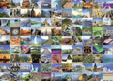 Ravensburger Adult Puzzles 1000 pc Puzzles - 99 Beautiful Places on Earth 19371