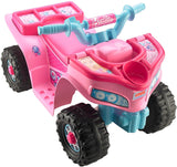 Fisher Price Power Wheels Barbie Lil' Quad Vehicle Ride On CDY14