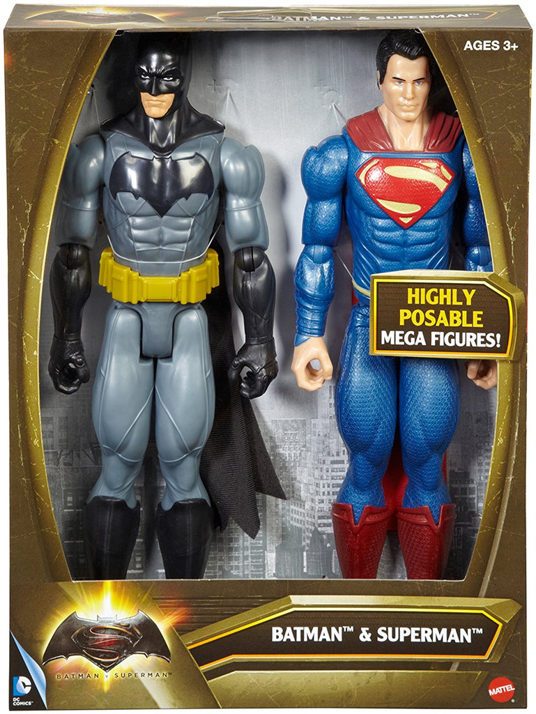 Mattel Batman v Superman: Dawn of Justice Batman and Superman Figure 2-pack DLN32