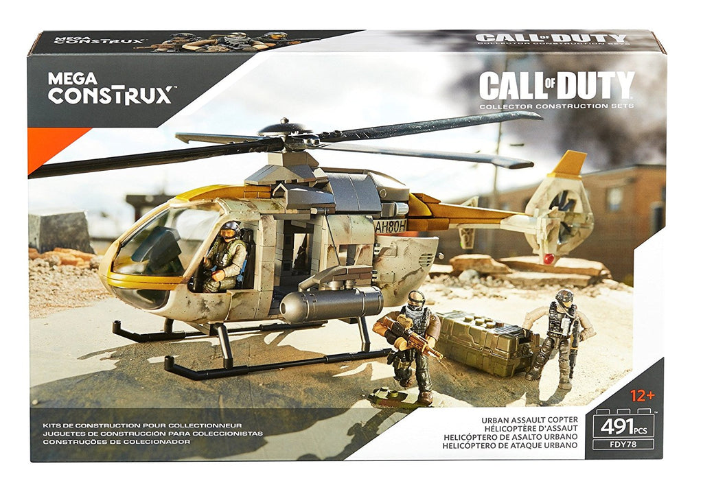 Mega Construx Call of Duty Urban Assault Copter Building Set FDY78