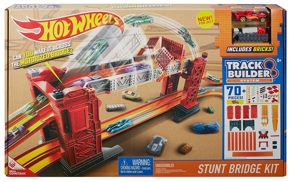 Mattel Hot Wheels Track Builder Stunt Bridge Kit