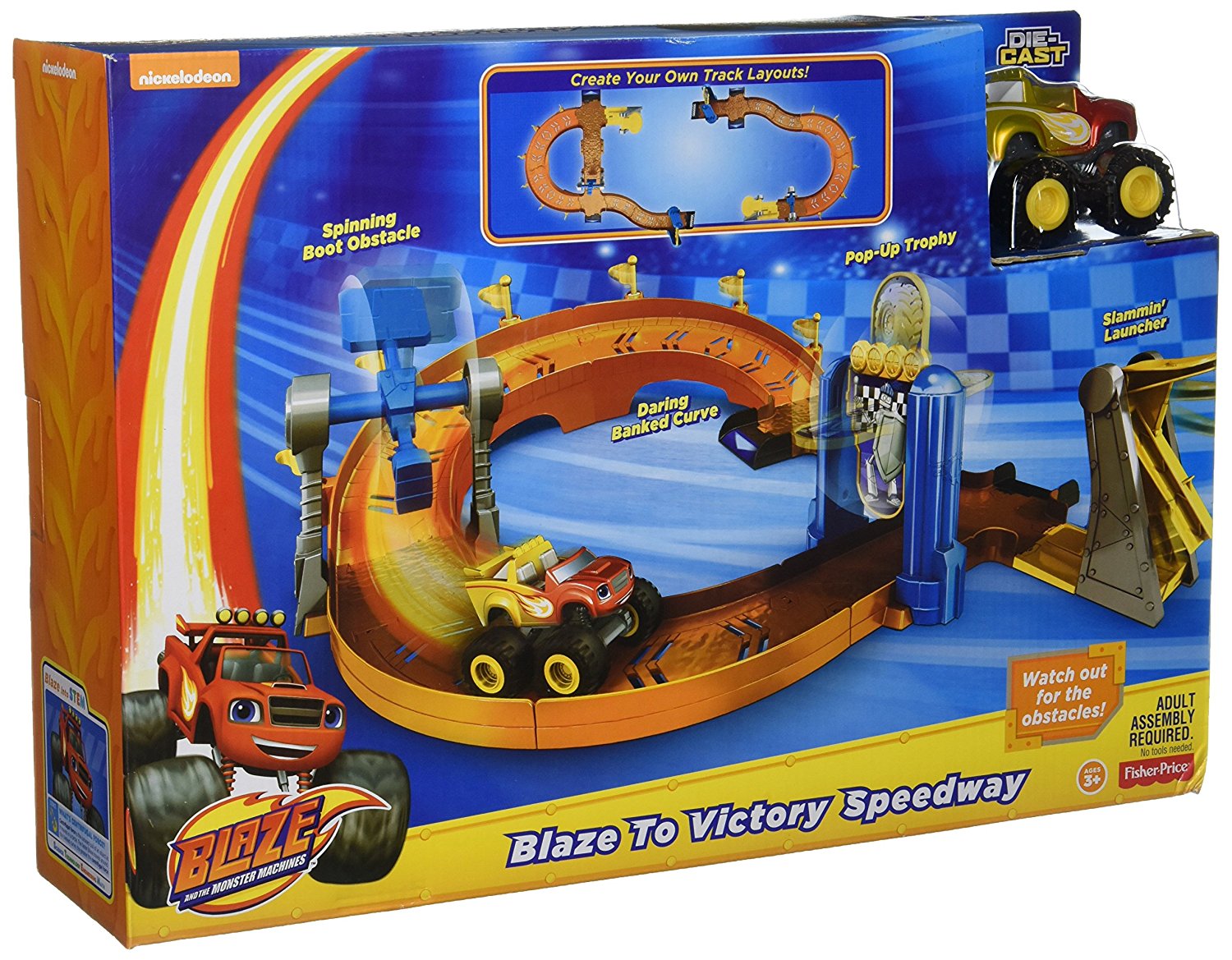 Fisher Price Nickelodeon Blaze & the Monster Machines, Blaze to Victory Speedway FDN62