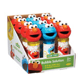 Little Kids Sesame Street Elmo & Cookie Monster 8oz Bubbles & Wand Character Party Favor Pack, 12 Pack