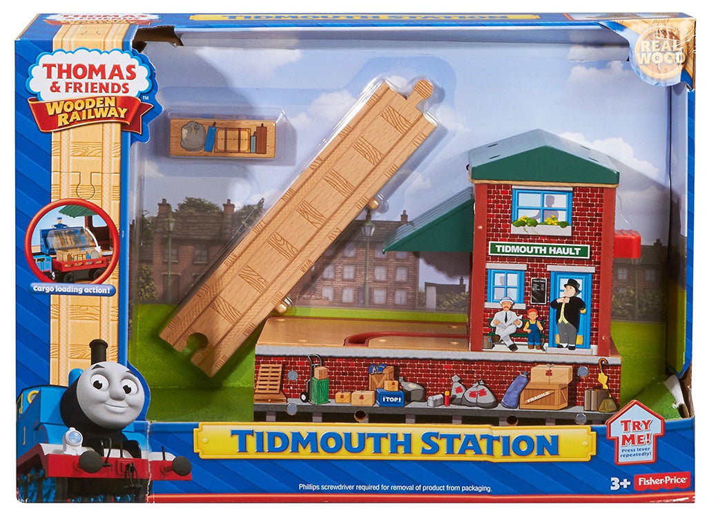 Fisher Price Thomas the Train Wooden Railway Tidmouth Station BDG09