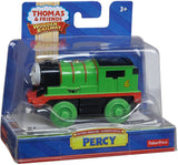 Fisher Price Thomas & Friends Wooden Railway Train, Percy - Battery Operated Train  Y4423