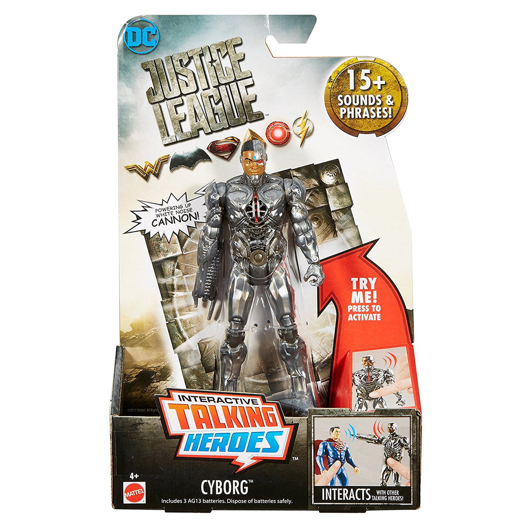 Mattel Justice League Talking Heroes Cyborg™ Figure FGP93