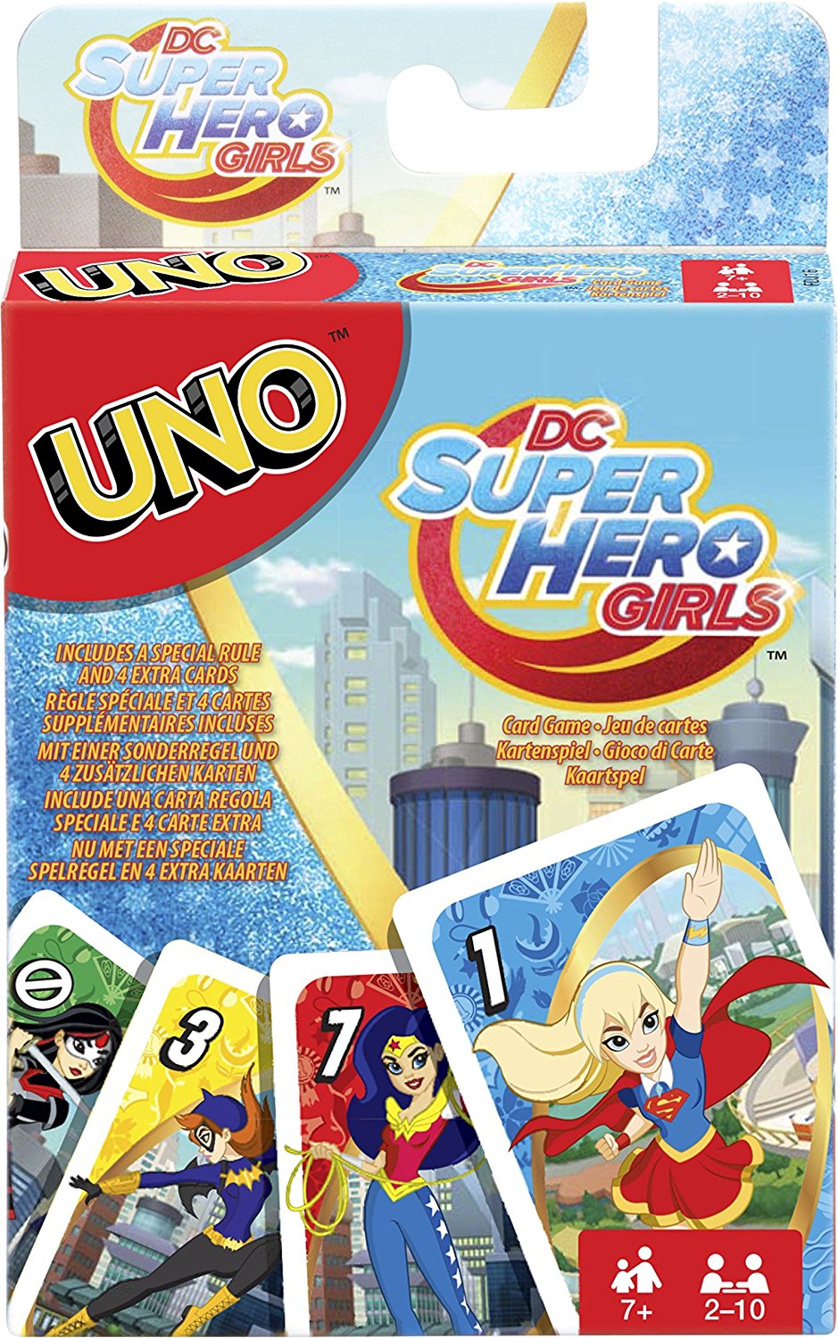 Mattel Uno DC Super Hero Girls Card Game FDJ16