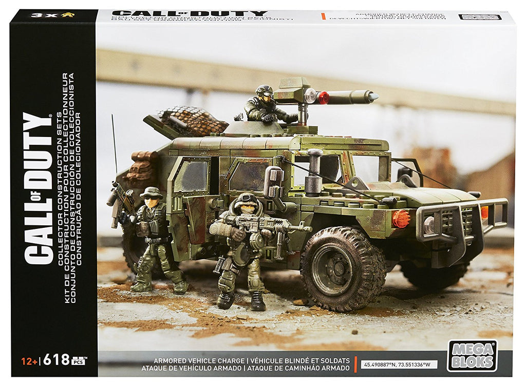 Mega Construx Call of Duty Armored Vehicle Charge Building Set DPB57