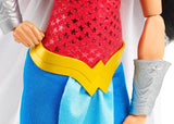 Mattel DC Super Hero Girls Premium Wonder Woman Action Doll, 12" FCD32