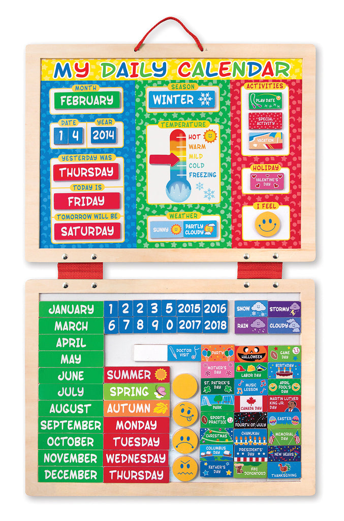 Melissa & Doug My First Daily Magnetic Calendar 9253