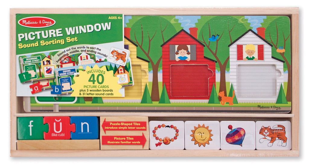 Melissa & Doug Picture Window Sound Sorting Set 9254