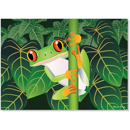 Melissa & Doug Red-Eyed Tree Frog Cardboard Jigsaw Puzzle, 60-Piece