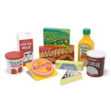Melissa and Doug Toy, Wooden Fridge Food Set